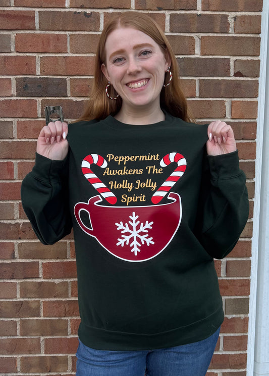 Holly Jolly Peppermint Sweatshirt