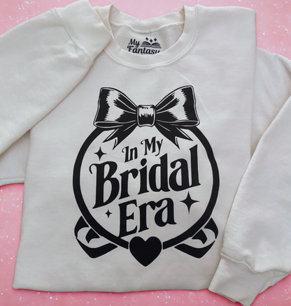 "In My Bridal Era" White Sweatshirt