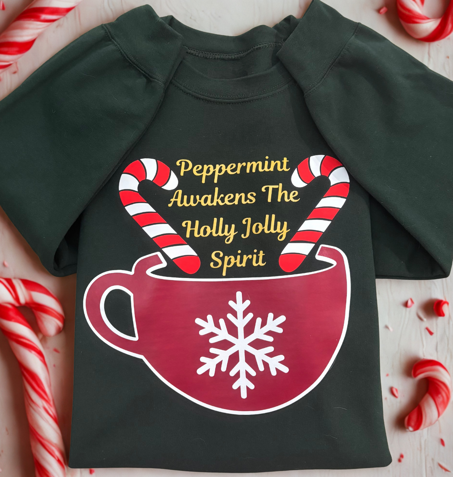 Holly Jolly Peppermint Sweatshirt