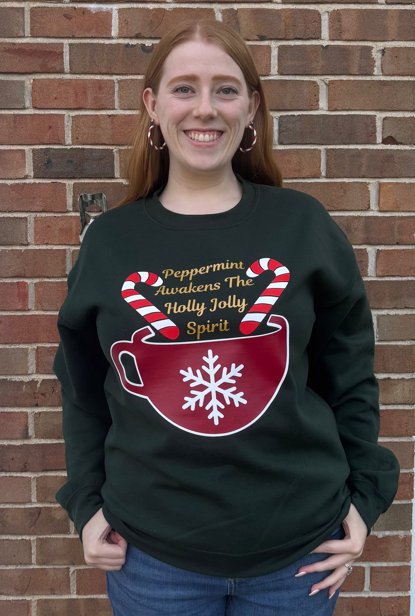 Holly Jolly Peppermint Sweatshirt