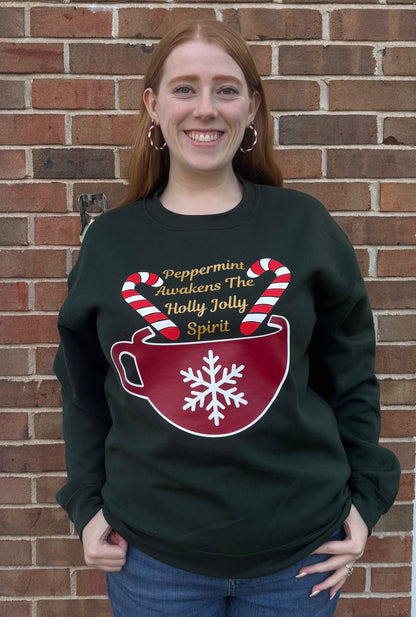Holly Jolly Peppermint Sweatshirt