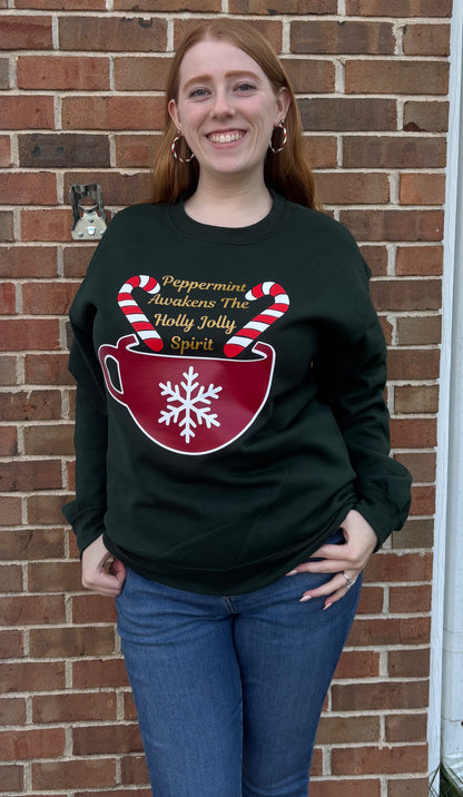 Holly Jolly Peppermint Sweatshirt