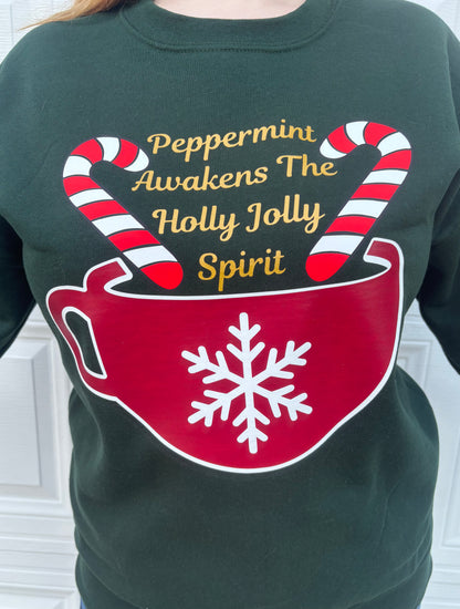 Holly Jolly Peppermint Sweatshirt